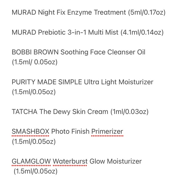 Prep + Prime Sample Set! Box not Included* - Picture 9 of 10